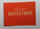 Tichet Vaccin Antitetanic 1964 Piatra Neamt Cu Stampila ( VEZI DESCRIEREA )