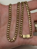 LANT AUR 14K - Colier Masiv - Made in Grecia - 58.5 cm - Unisex - Vintage - 51g. - 485 lei/gr. !