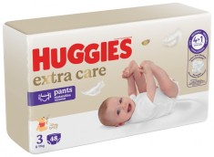 Scutece Chilotel Huggies, Extra Care Pants Mega, Marimea 3, 6-11 kg, 48 buc