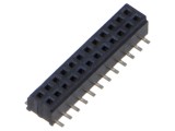 Conector şiruri pini soclu mamă 24 PIN verticale 1mm SMT