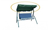Copertina Acoperis Balansoar 3 persoane Poliester Verde + Livrare GRATUITA !