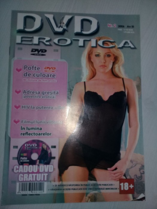 revista erotica din romania,DVD EROTICA,2006,,revista de colectie,T.GRATUIT