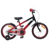 vidaXL Bicicletă pentru Copii 16 Inci pentru 4-6 ani Albastru Negru 42009337