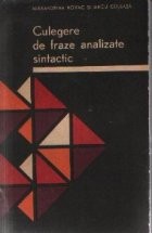Culegere de fraze analizate sintactic foto