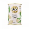 Fasole Alba Uriașă Bio Biona, 400g, Conservă Ecologică - Boabe Fierte Gata de Consum