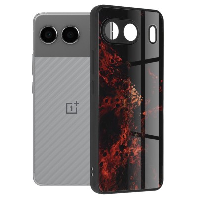 Husa OnePlus Nord 4 Techsuit Glaze, Red Nebula foto