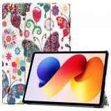 Husa pentru Xiaomi Redmi Pad 2 Pro, Techsuit, FoldPro Butterfly, Multicolor