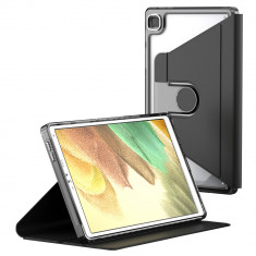 Husa tableta pentru samsung galaxy tab a7 lite 8.7 inch t220/t225 2021, crystal book, bumper rigid, black