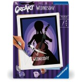 Cumpara ieftin Ravensburger - CreArt pictura pe numere pentru copii Wednesday