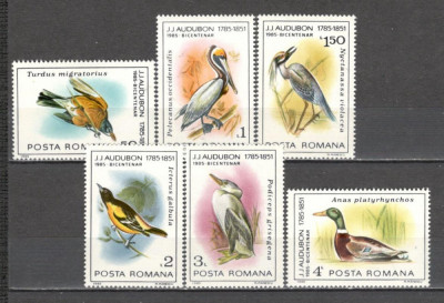 Romania.1985 200 ani nastere J.J.Audubon-Pasari DR.473 foto