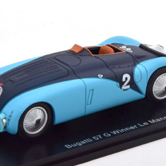 Macheta Bugatti 57G Castigator Le Mans 1937 - Spark 1/43 (LeMans)