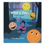 Carte Ilustrata Fara Cuvinte Raven cu Autocolante Emoji Reutilizabile | Picture Book Pentru Copii