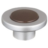 Cumpara ieftin Buton pentru mobila rotund, din plastic, 1103-13, wenghe