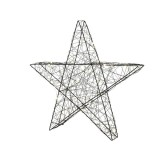 Cumpara ieftin Decoratiune - Big and Bright MicroLED - Metal Wire Star - Warm White | Kaemingk