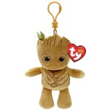 PLUS BRELOC TY 8.5CM BEANIE BABIES MARVEL GROOT