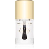 Makeup Revolution Speed &amp; Shine lac de unghii cu uscare rapida translucid 10 ml