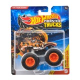 Masinuta Hot Wheels Monster Truck Tiger Shark, scara 1:64