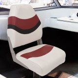 VidaXL Set cu scaun pentru barcă, pliabil, 2 piese, spătar &icirc;nalt