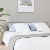 Tăblie de pat, gri beton, 200x1,5x80 cm, lemn prelucrat, vidaXL