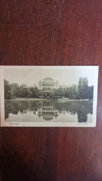 Carte Postala - Bucuresti. Parcul Carol