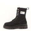 Ghete negre cu siret Ella 117, 39, 40, Negru