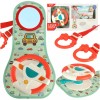 Jucarie interactiva bebelusi - Volan cu activitati multiple, multicolor
