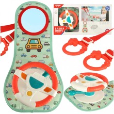 Jucarie interactiva bebelusi - Volan cu activitati multiple, multicolor