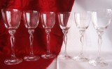 SET PAHARE DIN STICLA FLIRT PENTRU LICHIOR 17.5 CM
