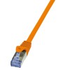 PATCH CORD S/FTP LOGILINK Cat6a, LSZH, cupru, 2 m, portocaliu, AWG26, dublu ecranat &amp;quot;CQ3058S&amp;quot; (timbru verde 0.08 lei)