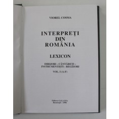 INTERPRETI DIN ROMANIA-VIOREL COSMA BUCURESTI 1996