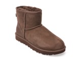 Ghete UGG maro, CLASSIC HERITAGE, din piele intoarsa