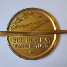 Rara! Medalie Opel 200000 kilometri parcursi anii 80-Josef Preissler Pforzheim