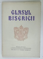 GLASUL BISERICII , REVISTA OFICIALA A SFINTEI MITROPOLII A UNGROVLAHIEI , NR. 11 -12 , 1971