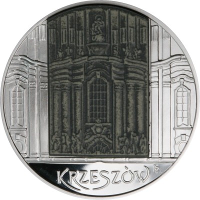 Polonia 20 zloti 2010,Historical monuments of the Republic of Poland &amp;ndash; Krzesz&amp;oacute;w/ Argint .925, 28,28g /insertie ceramica foto