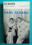 Revista Europe 1962 Numar special Paul Eluard suprarealism