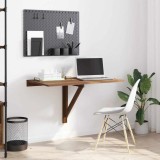 vidaXL Masă de perete pliantă stejar maro 100x60x56 cm lemn compozit 342652