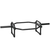 SPORTNOW Bară Olimpică Hexagonală 5 Cm, Capacitate 300 Kg, &Icirc;ncărcare Ușoară, pentru Bancă, &Icirc;ndreptări, Ridicări din Umeri, Genuflexiuni și Mersul Ferm