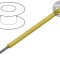 Cablu HookUp Wire 26AWG PTFE galben