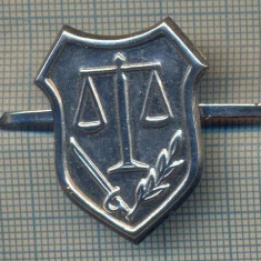 Y 1692 INSIGNA - MILITARA -SEMN DE ARMA -JUSTITIE MILITARA -PENTRU COLECTIONARI