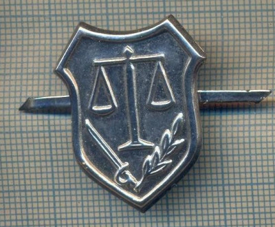 Y 1692 INSIGNA - MILITARA -SEMN DE ARMA -JUSTITIE MILITARA -PENTRU COLECTIONARI foto