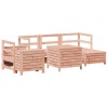 Set canapele gradina, 7 piese, lemn masiv brad douglas