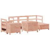 Set canapele gradina, 7 piese, lemn masiv brad douglas