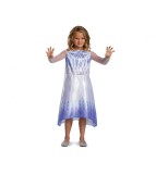 Costum carnaval regina zapezii Elsa - Frozen 2 (licentiat) pentru copii, marimea XS (3-4 ani)