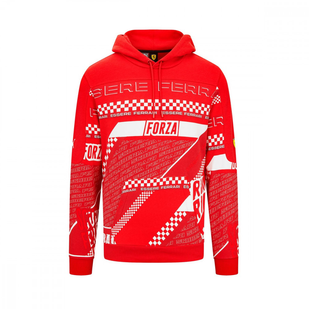Ferrari hanorac de bărbați cu glugă Graphic Red Sweatshirt F1 Team 2023 -  L, Puma | Okazii.ro