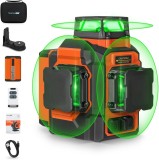 Nivel laser verde 3x360&deg; 12 linii autocalibrant TakamineTech TT12L cu telecomanda si aplicatie pentru telefon