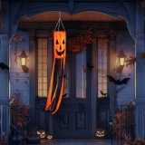 Decor sac de vant de Halloween - dovleac - portocaliu - 122 cm
