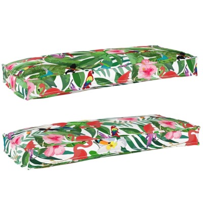 vidaXL Set de perne pentru palet Floral 2 pcs Jungla tropicală foto