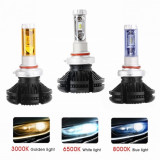 Set becuri LED auto X3, 50W, 6000Lm, 6500k - H3, Universal