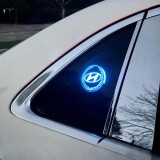 Emblema Luminoasa LED Auto cu Logo HYUNDAI - set 2 bucati