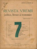 Z1068N Revista vremii politice, literare și economice, 7/1922
